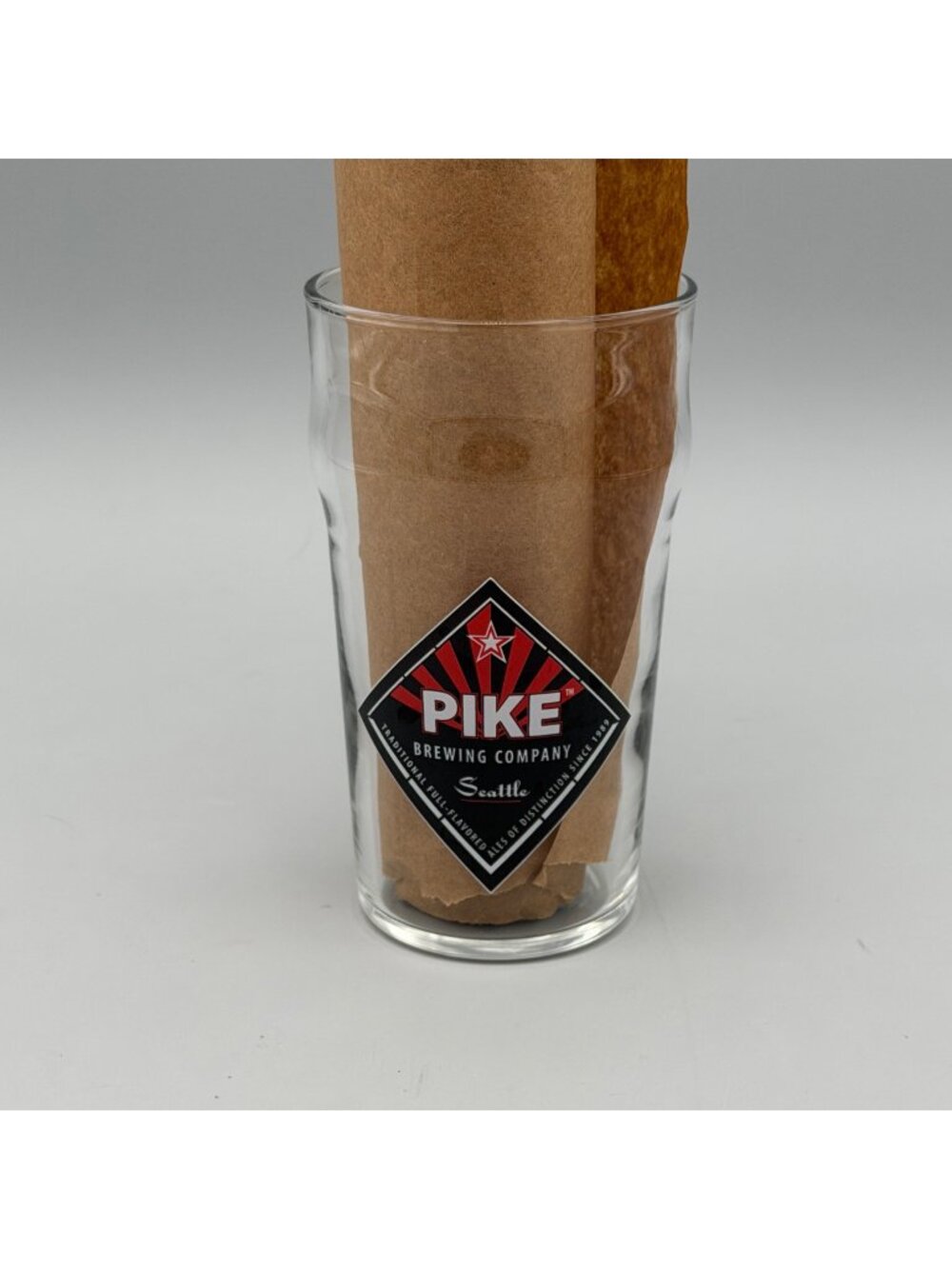 Pike Brewing Company 6" Barware 16oz Pint Beer Glass Seattle Washington